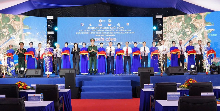 Lễ khởi công Dự án Nhà máy Thuỷ điện Trị An mở rộng (ảnh: EVN)