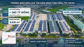Đấu giá quyền sử dụng đất và nhà xưởng phường Phú Thọ Hòa (TP. HCM). Ảnh minh họa: Internet