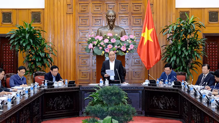 Thủ tướng Chính phủ Nguyễn Xuân Phúc chủ trì cuộc họp về xây dựng kết cấu hạ tầng