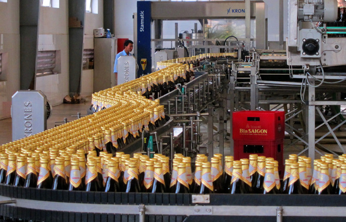  Tài chính và thương hiệu là lợi thế khi doanh nghiệp rượu bia bán cổ phần cho đối tác ngoại. Ảnh: Lê Tiên 