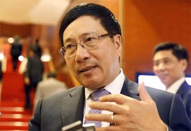 Phó Thủ tướng, Bộ trưởng Ngoại giao Phạm Bình Minh khẳng định ý nghĩa, dấu mốc quan trọng chuyến thăm Việt Nam tháng 5 tới đây của Tổng thống Mỹ Obama (ảnh: Quân đội nhân dân).