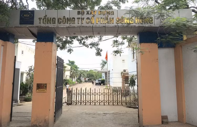 Lợi nhuận nửa đầu năm 2018 âm 506,41 tỷ đồng, đặt Tổng công ty Sông Hồng vào tình trạng mất khả năng thanh toán. Ảnh: Thanh Sang