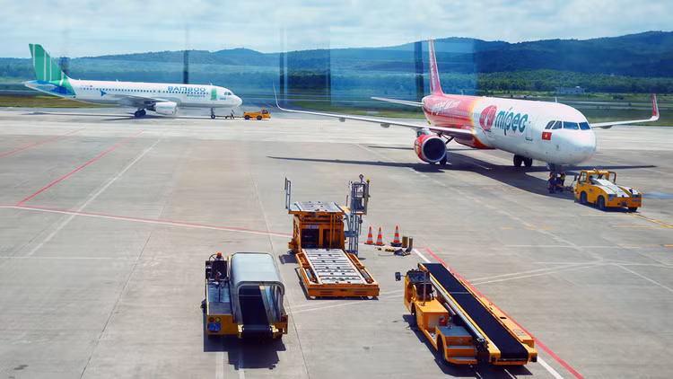 Ngành hàng không Việt Nam ngày càng khởi sắc với việc ra đời các hãng hàng không mới. Ảnh: Lê Tiên