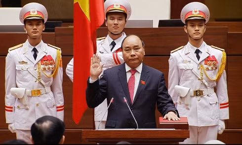 Thủ tướng tuyên thệ trong lễ nhậm chức