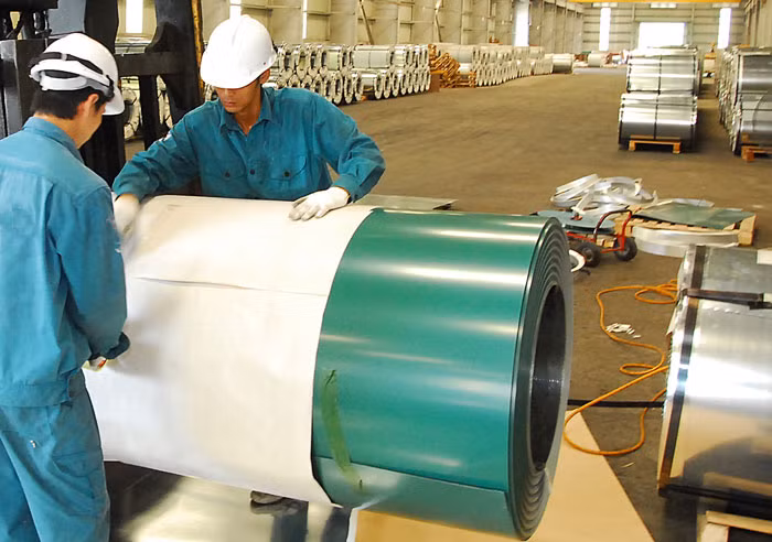 Thuế chống bán phá giá tạm thời đối với tôn mạ có xuất xứ từ Trung Quốc và Hàn Quốc có hiệu lực đến hết ngày 13/1/2017. Ảnh: Lê Tiên