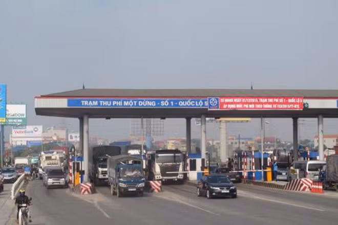 Tổng cục Đường bộ Việt Nam đề nghị quản lý trực tuyến đối với các trạm thu phí. Ảnh: Quang Toàn