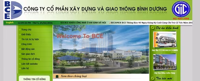 Năm 2016, BCE đặt mục tiêu lãi ròng 25,4 tỷ đồng