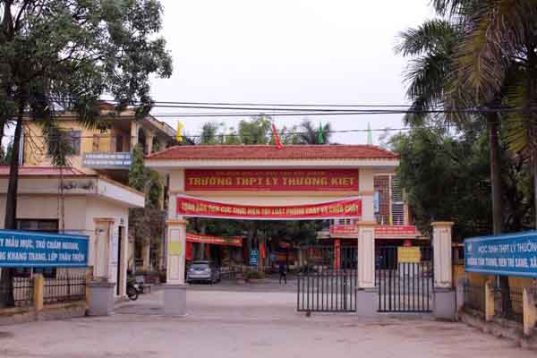 Trường THPT Lý Thường Kiệt. Ảnh: Bùi Bình