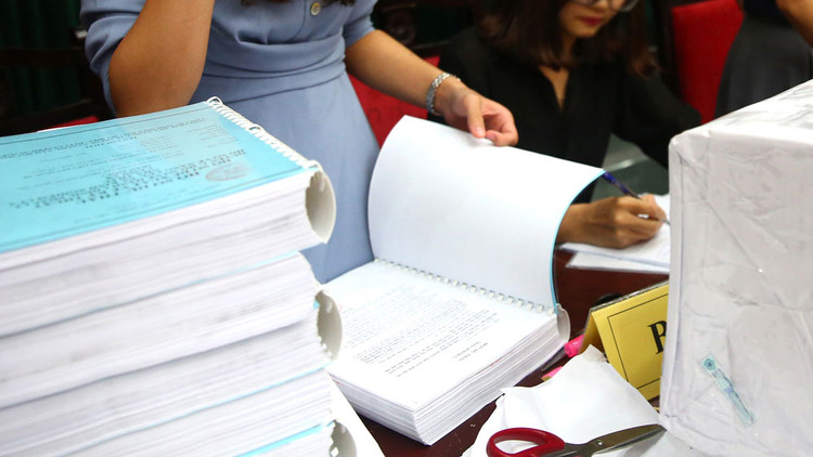 Trong HSDT Gói thầu số 11 Thi công xây dựng 03 hồ chứa nước Cự Lễ, Lỗ Môn và Hố Cùng, Công ty TNHH Đức Hải đã gian lận thông tin về công trình tương tự. Ảnh: Nhã Chi