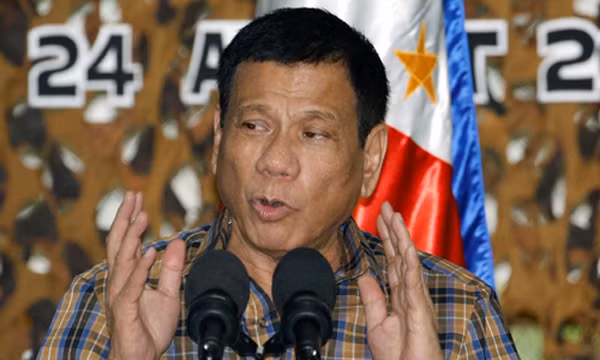 Tổng thống Philippines Rodrigo Duterte. Ảnh: Reuters