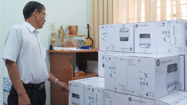 Toàn bộ hàng hóa đã được Nhà thầu Phong Dũng bàn giao cho chủ đầu tư