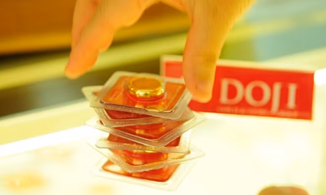 Giá vàng tuần này được dự báo tiếp tục giảm. Ảnh: Anh Quân