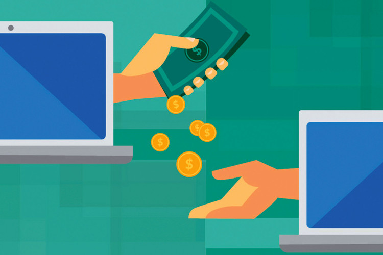 Với mô hình vay ngang hàng, người đi vay và người cho vay được kết nối thông qua giải pháp công nghệ. Ảnh: Hoài Anh