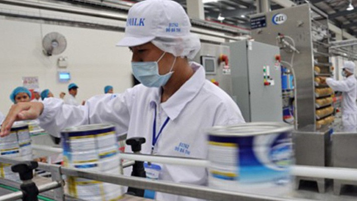 Hoạt động sản xuất của Vinamilk.