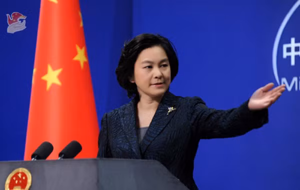 Người phát ngôn Bộ Ngoại giao Trung Quốc Hoa Xuân Doanh. Ảnh:Reuters