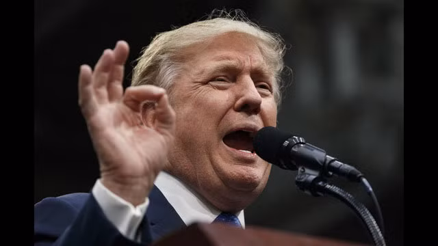 Ứng viên tổng thống Donald Trump (Ảnh: WSOC-TV)