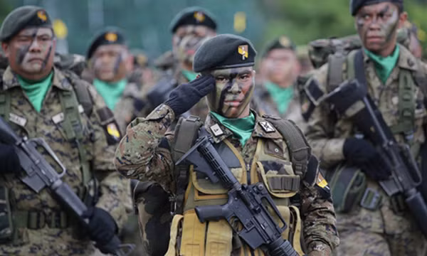 Binh sĩ quân đội Philippines. Ảnh: AFP.