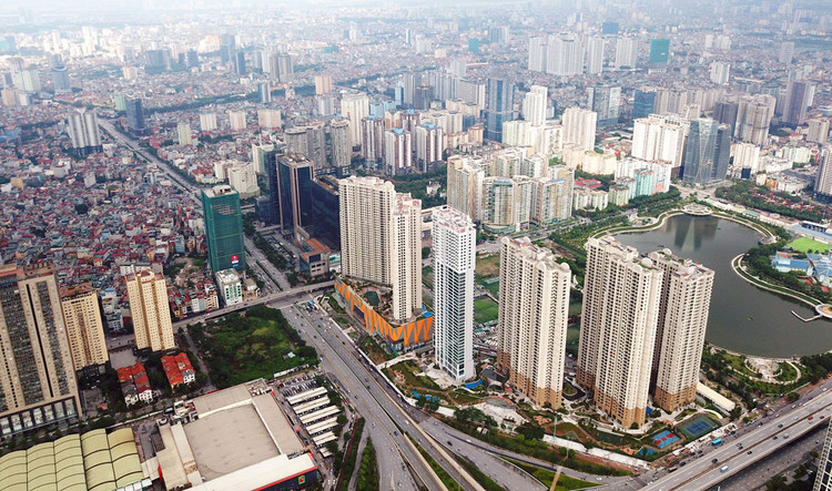 Ngoài vốn ngân hàng, còn có 4 dòng vốn khác đổ vào bất động sản gồm vốn tư nhân, FDI, trái phiếu doanh nghiệp, phát hành cổ phiếu. Ảnh: Lê Tiên