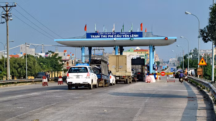 Thời gian thu phí hoàn vốn Dự án Cầu Yên Lệnh bị đề xuất giảm 4 năm 3 tháng so với Hợp đồng BOT đã ký. Ảnh: Bích Thảo