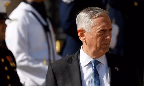 Bộ trưởng Quốc phòng Mỹ James Mattis. Ảnh:Reuters.