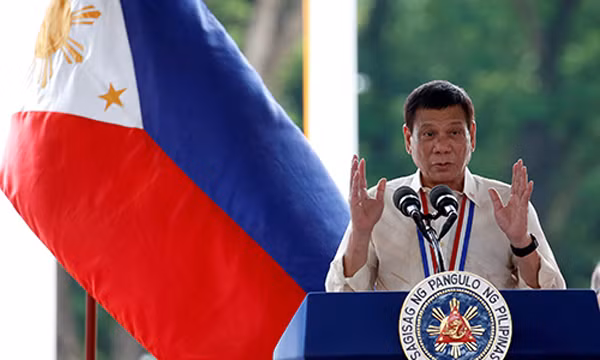 Tổng thống Philippines Rodrigo Duterte. Ảnh: Reuters