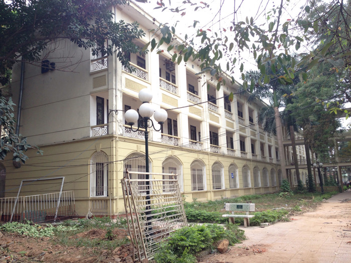 Giảng đường B3, nơi Trường Đại học Y Hà Nội tổ chức lựa chọn nhà thầu để tiến hành cải tạo, mở rộng. Ảnh: Trần Tuyết