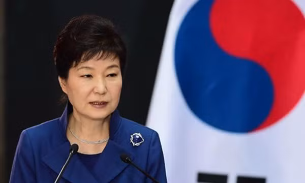 Tổng thống Hàn Quốc Park Geun-hye. Ảnh: AFP