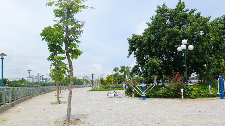 Các công trình kè do Thanh Tuấn triển khai góp phần chỉnh trang bộ mặt đô thị của TP. Rạch Giá