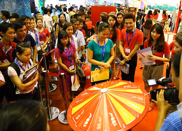 Vietjet tặng hơn 2.100 vé 0 đồng tại Hội chợ Du lịch quốc tế TP.HCM 2016