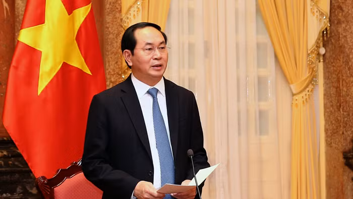 Ông Trần Đại Quang là nhân sự duy nhất được giới thiệu để bầu Chủ tịch nước. Ảnh: Nhật Bắc