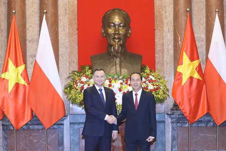 Tổng thống Cộng hòa Ba Lan Andrzej Duda có chuyến thăm cấp nhà nước tới Việt Nam từ ngày 27 - 30/11. Ảnh: Nhan Sáng