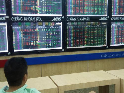 Chứng khoán ngày 4/11: Cổ phiếu ngân hàng dẫn sóng thị trường. Ảnh: Văn Giáp/BNEWS/TTXVN