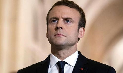 Tổng thống Pháp Emmanuel Macron. Ảnh:Reuters.