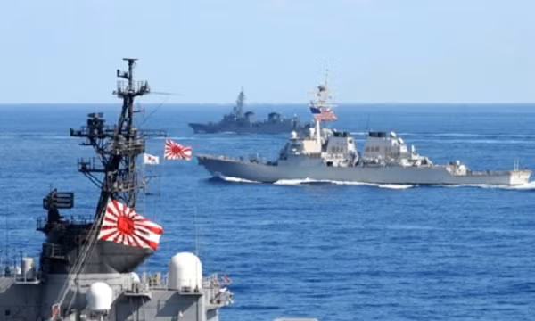 Trung Quốc cảnh báo Nhật Bản không nên tuần tra chung với Mỹ ở Biển Đông. Ảnh minh họa: US Navy.