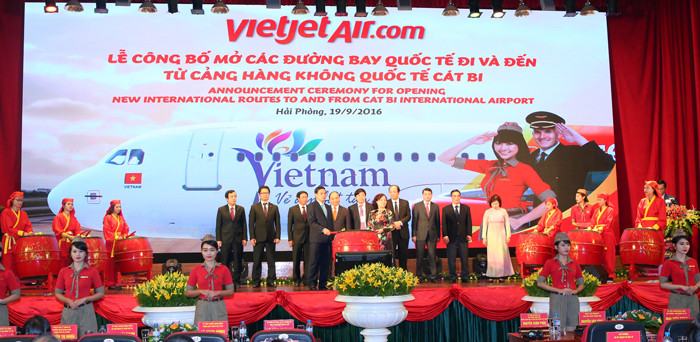 Vietjet công bố 02 khai thác đường bay quốc tế từ Hải Phòng