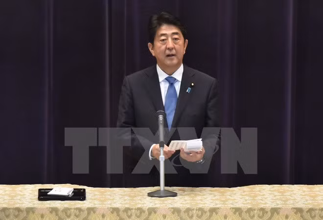 Thủ tướng Nhật Bản Shinzo Abe. (Nguồn: AFP/TTXVN)