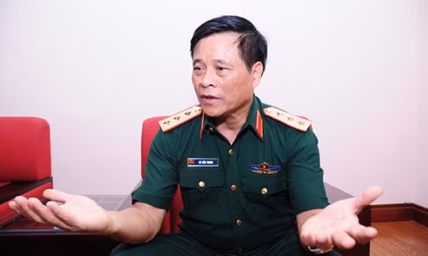 Thượng tướng Võ Tiến Trung: "Nếu Trung Quốc tỉnh táo, họ sẽ phải điều chỉnh lại thái độ của mình". Ảnh: Văn Việt.