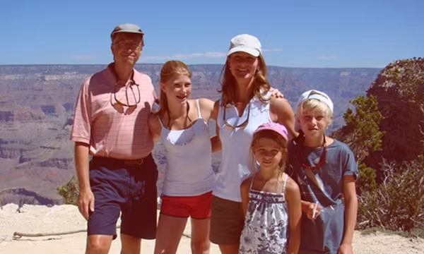 Gia đình Bill Gates trong một chuyến đi. Ảnh: Melinda Gates