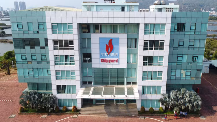 Năm 2019, PV Shipyard sẽ phải thanh toán cho PVcomBank 263 tỷ đồng của khoản vay 616,5 tỷ đồng tại ngân hàng này. Ảnh: Trần Sơn