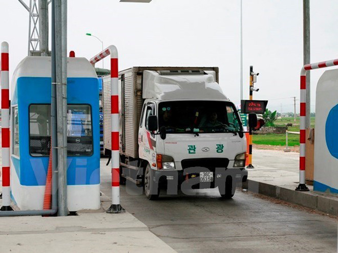 Tỉnh Quảng Bình kiến nghị xin giảm mức phí BOT đồng thời kéo dài thời gian thu phí. (Ảnh: Việt Hùng/Vietnam+)