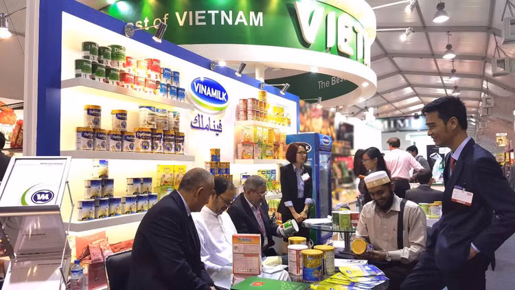 Sản phẩm sữa của Vinamilk đã góp mặt ở hơn 40 quốc gia trên thế giới. Ảnh: Lan Hương