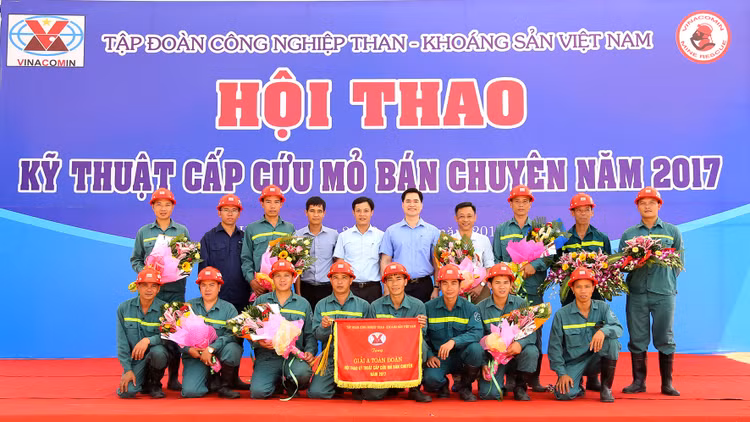 Than Nam Mẫu giành giải A toàn đoàn tại Hội thao kỹ thuật Cấp cứu mỏ bán chuyên do TKV tổ chức