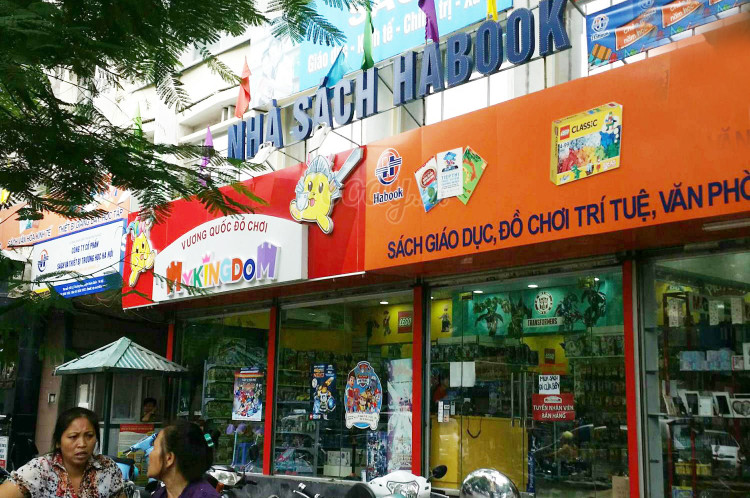 Khu đất rộng 1.076,3 m2 tại số 45B Lý Thường Kiệt (Hà Nội), hiện là văn phòng làm việc, cơ sở sản xuất kinh doanh của Habook. Ảnh: Huy Thanh