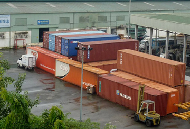 Cảng nội địa (ICD) Mỹ Đình mới được xây dựng tại xã Đức Thượng, huyện Hoài Đức, TP. Hà Nội. Ảnh: Interserco.com.vn