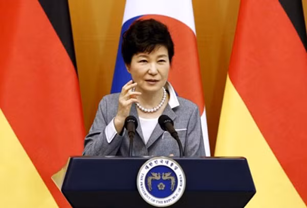 Tổng thống Hàn Quốc Park Geun-hye. Ảnh: Reuters.