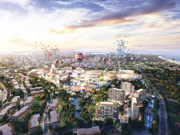 Phối cảnh một tiểu khu của Dự án Khu nghỉ dưỡng Nam Hội An.