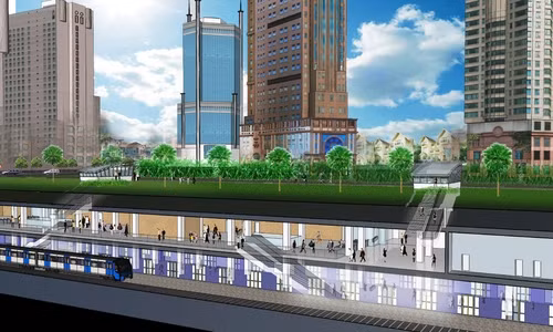 Toàn hệ thống ngầm 2,6 km của metro Bến Thành - Suối Tiên