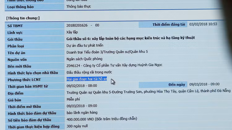 Bên mời thầu phải chịu trách nhiệm về tính chính xác của thông tin khi dùng chứng thư số để cung cấp lên Hệ thống mạng đấu thầu quốc gia. Ảnh: Lê Tiên