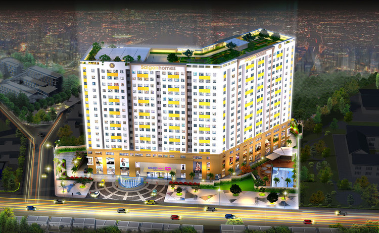 Phối cảnh tổng thể Dự án Saigonhomes