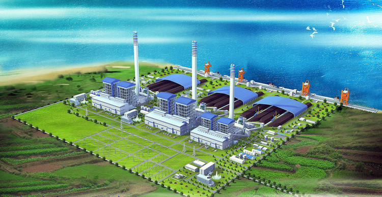 Dự án Nhà máy Nhiệt điện Sông Hậu 1 thuộc Trung tâm Điện lực Sông Hậu có tổng mức đầu tư hơn 43.000 tỷ đồng. Ảnh: st